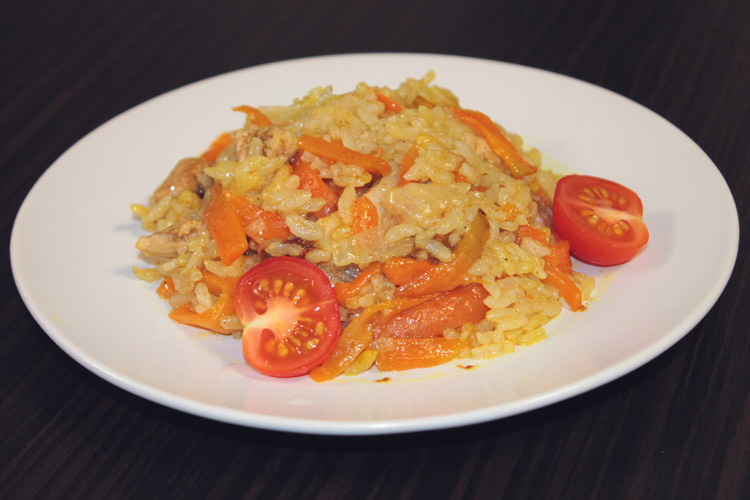 Шавля с курицей