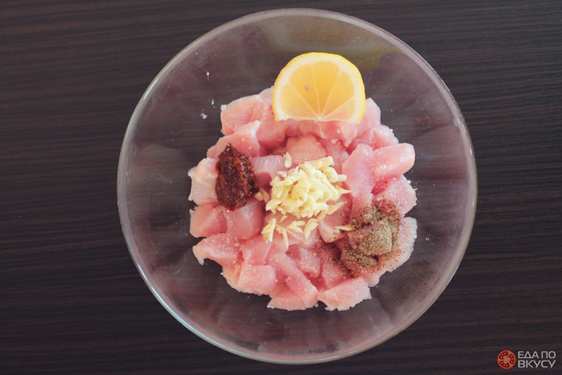 Маринуем индейку для шаурмы