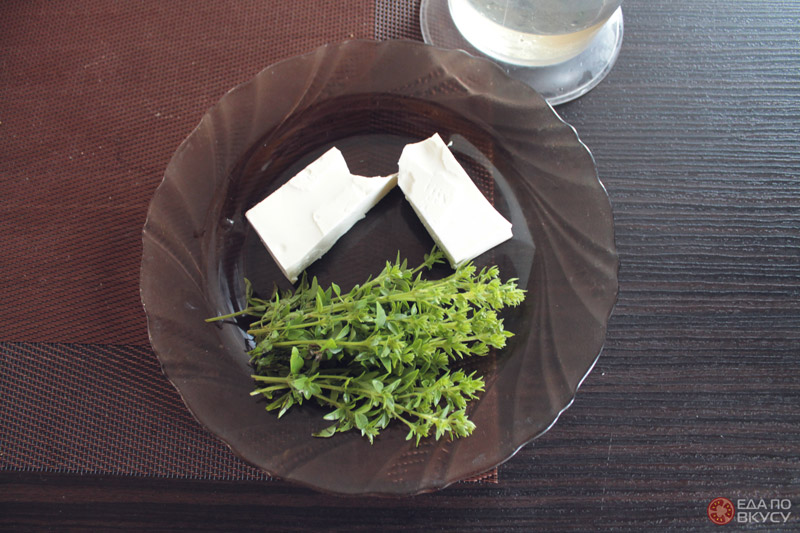 Салат с яйцом, зеленью и творожным сыром 3