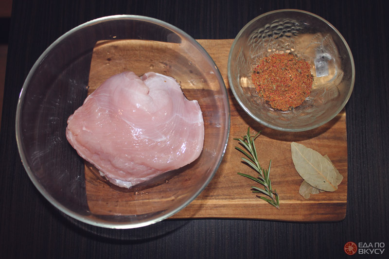 Индейка сувид. Грудка индейки методом Sous Vide - ингредиенты